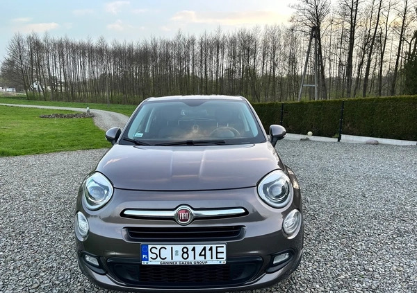 Fiat 500X cena 48500 przebieg: 123200, rok produkcji 2016 z Zielonka małe 191